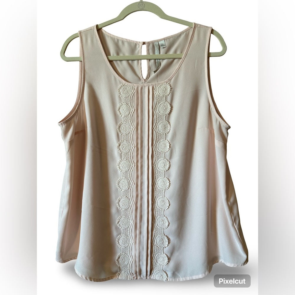 💕 LC Lauren Conrad 💕light pink sleeveless top